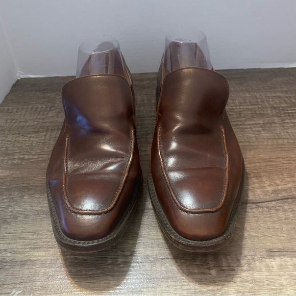 Gravati Men’s Brown Leather Slip-on Loafers Handmade In Italy main image 7